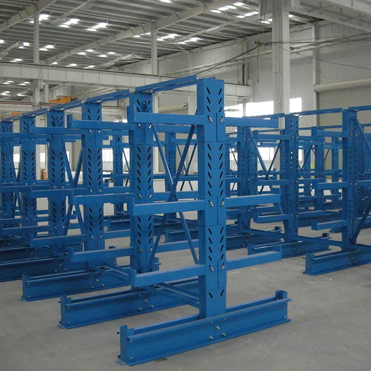 Factory Outlet Pipe Storage Rack Arm Shelves Industrial Warehouse Adjustable Heavy Duty Span Shelving Steel Cantilever Racking