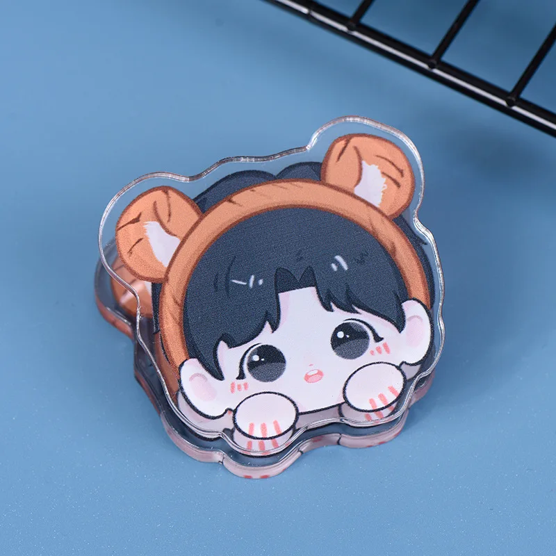 Оптовая продажа индивидуальная Закладка для книг с цветами милые Акриловые зажимы органайзер бумажных зажимов