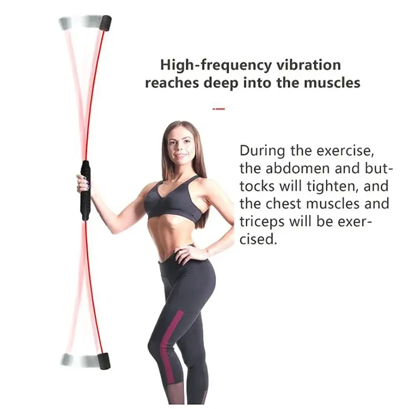 Popular Training Pilates Exercise Swing Stick Flex Bar Aerobic Elastic Fitness Bar