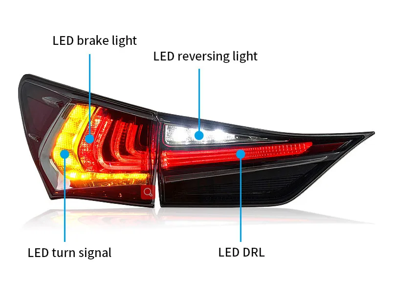 Plug and play upgrade full LED headlamp headlight for LEXUS GS 250 GS250 GS350 2012-2015 taillight taillamp assembly