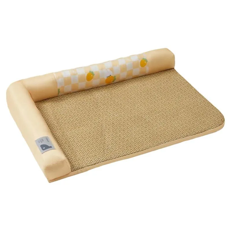 Cheap New Style Summer Cooling Cushion Mat Kennel Rectangular Cat Bed Cat Scratch Cardboard Cat Couch Bed Round Pet Pad Bed
