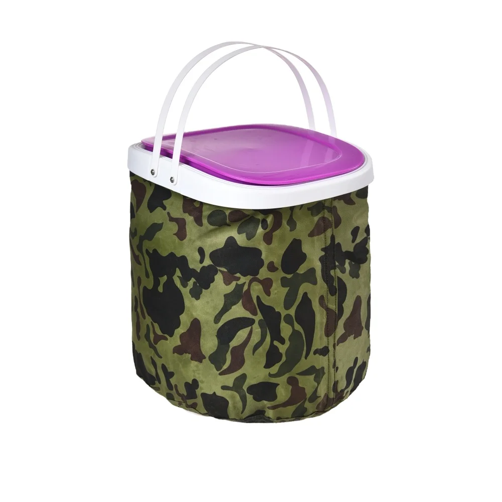 
Camouflage Style 15L Oxford Portable Pet Training Pocket Detachable Cover Dog Food Feeder Bag 
