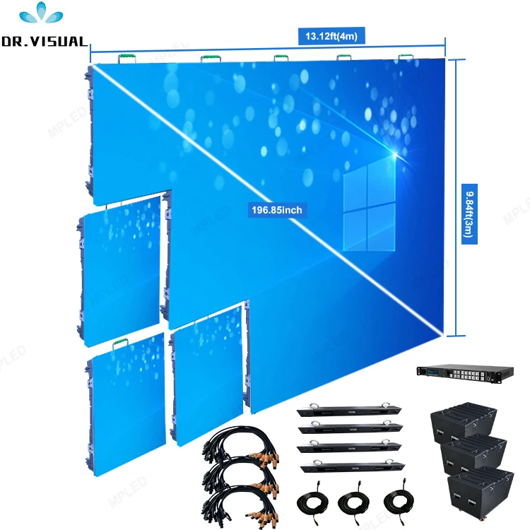 MPLED church stage backdrop led screen for concert P4 P4.81 P3.91 P3 rental indoor outdoor led display panel screen