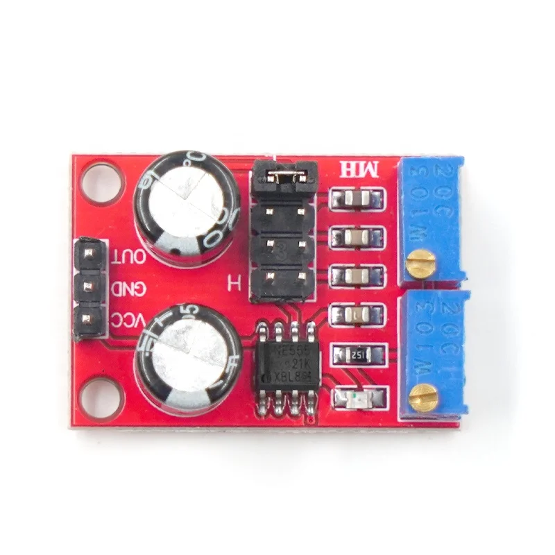 NE555 pulse frequency, duty cycle adjustable module,square/rectangular wave signal generator,stepping motor driver