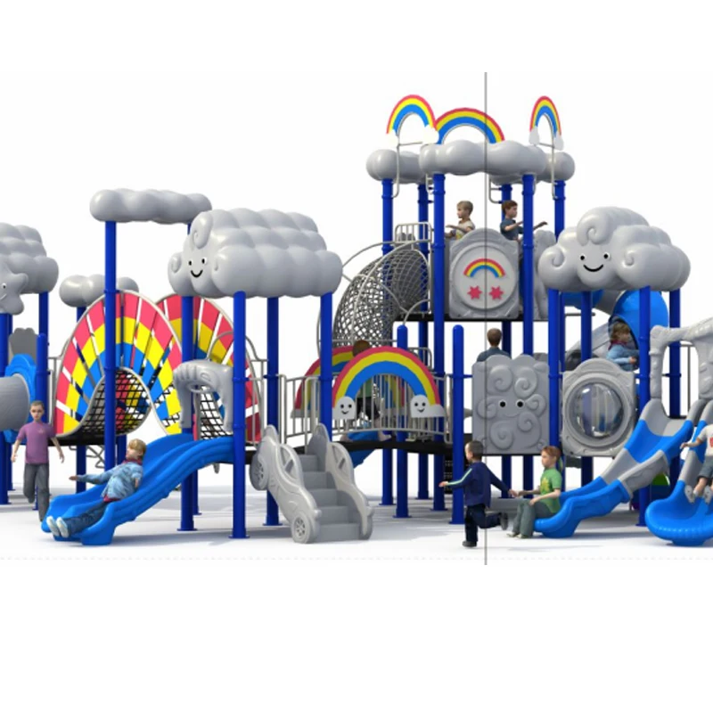 Plastic LLDPE Material Slide Set Kids Cheap Outdoor Water Playground For Age 3-12 Years