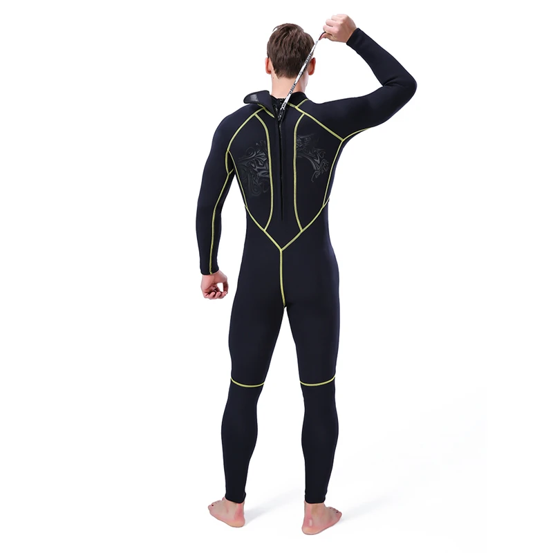 
New 2021 Wholesale Neoprene Diving Suits Long Sleeve Keep Warm Surfing Swimming Wetsuit For Men 