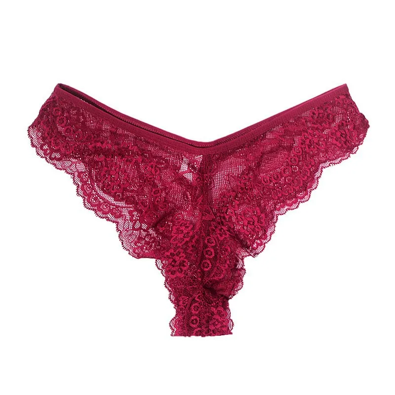 Low Waist Lace Panties Women Sexy G-string Thongs Mesh See Through Hot Sexy Girl Panties Women G-string