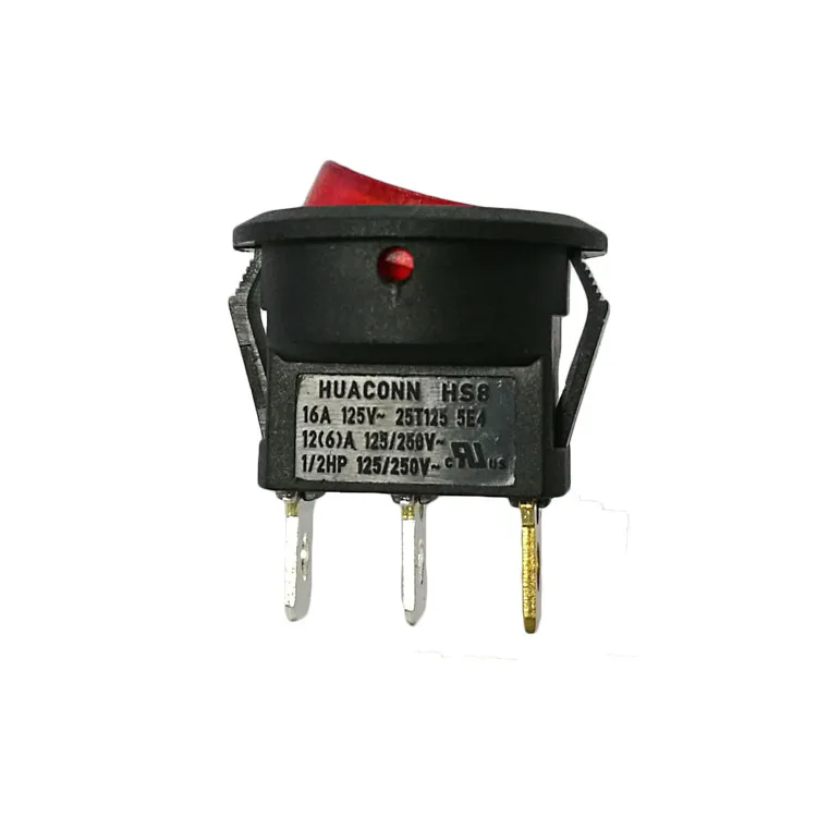 Kcd3 Автомобильная водонепроницаемая крышка 12 В подсветка клавишный переключатель проводка