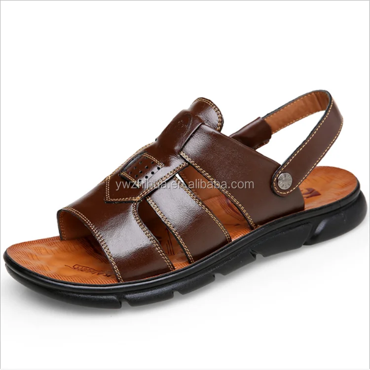 Wholesale flat sandals for men sandals leather