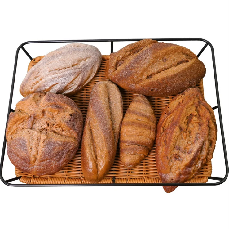 Artificial chocolate birthday cake bread funny food model for shop decoration for window display