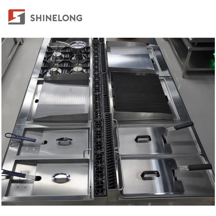 Full Set Commercial Restaurant Buffet Central Kitchen Equipment