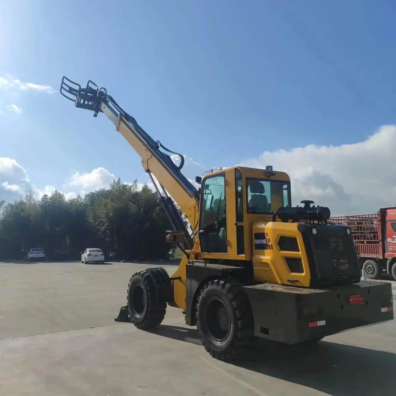 Shandong fukai Телескопический колесный погрузчик TL3000/TL3500 2 5 тонн 7 М телескопический с аксессуарами