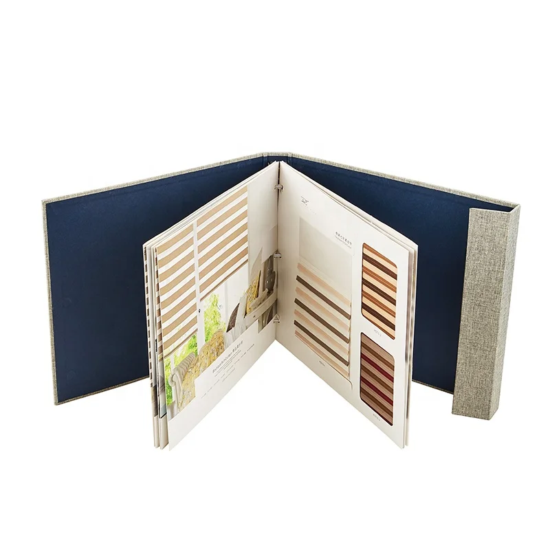 Luxurious Blind and Shades Samples Book Maker High-end Display Sample Book