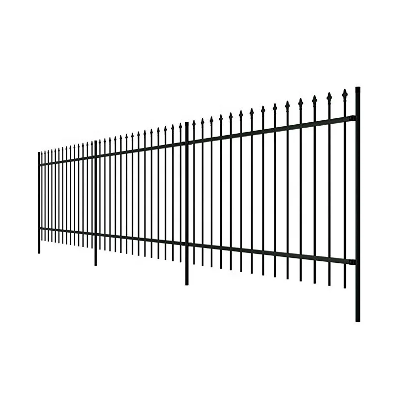 
Celia Original Design Aluminum Metal Flat Top Pool Garden Black Fence Panel  (62457480308)