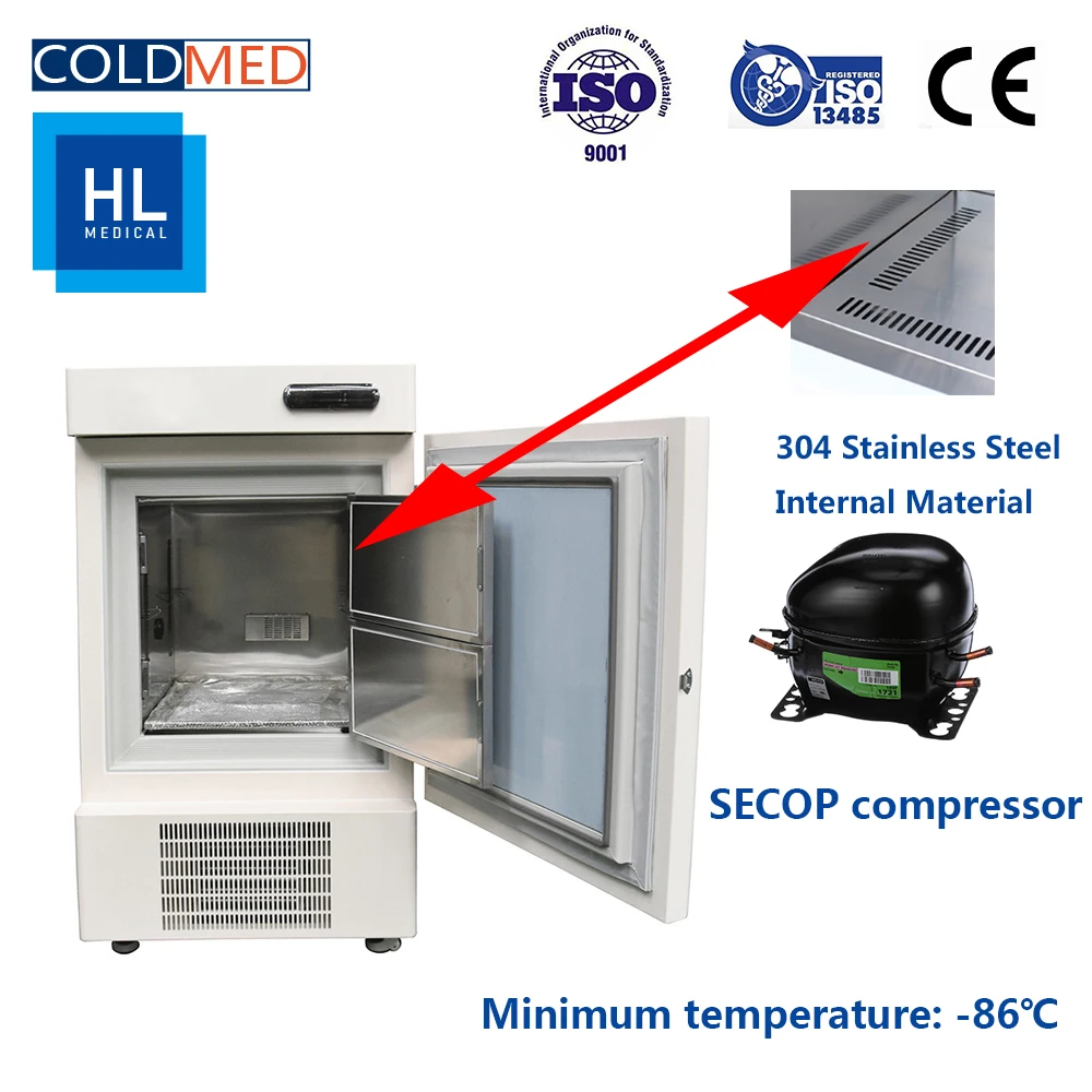 DW-86L28 Laboratory freezer medical  refrigerator ultra-low temperature vaccine freezer