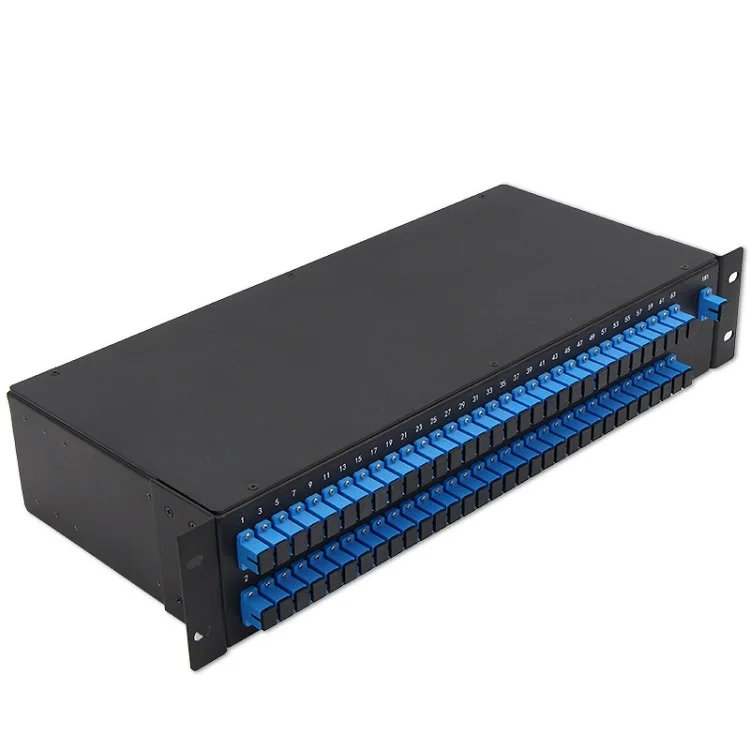 FTTH Fiber Optic Cable fixed type rack mounted type 1x16 PLC Splitter Fiber Optic internet splitter