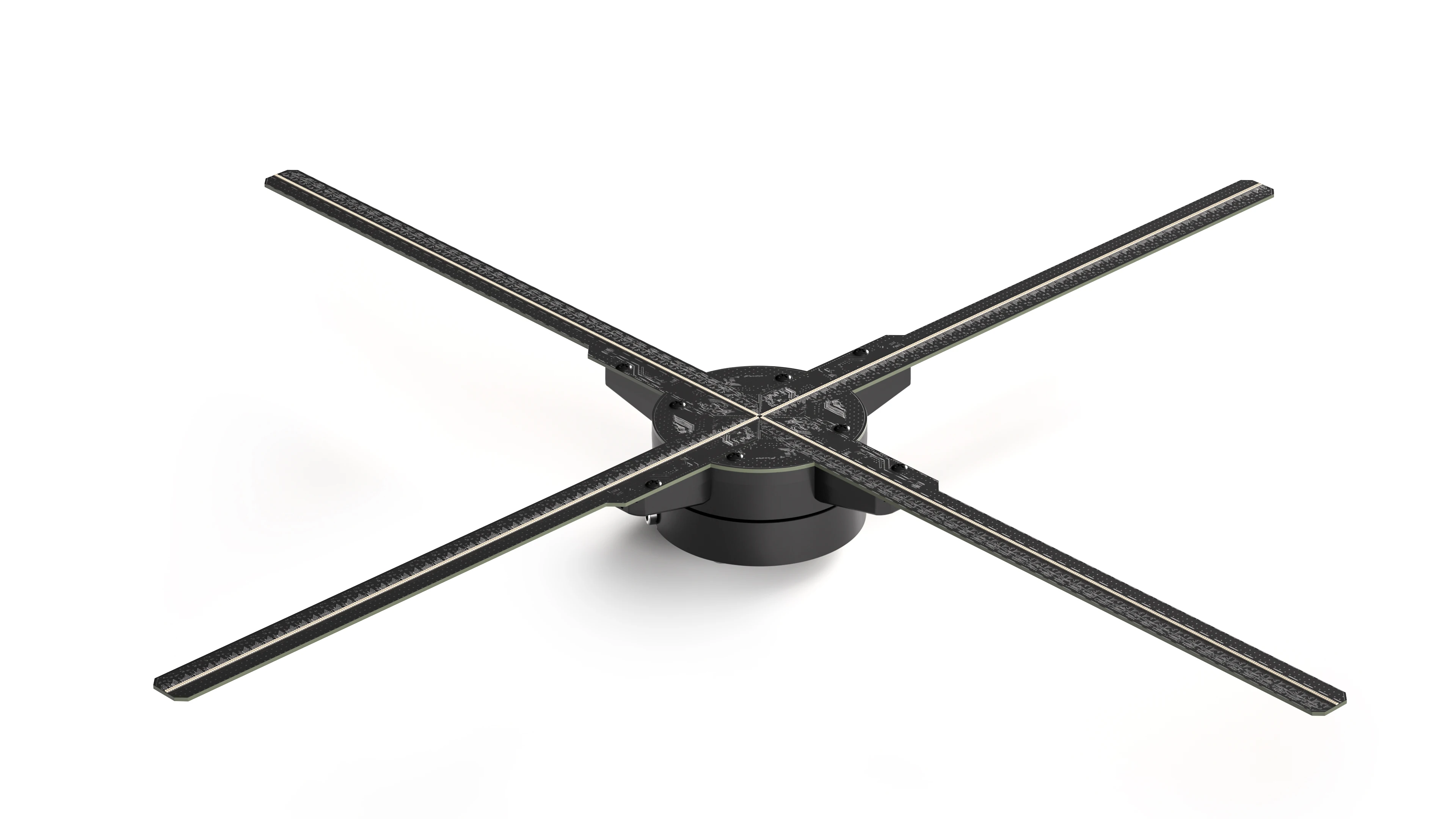 2023 hot sales  LED 3D FAN 56cm Advertising Machine Projector HD LED holographic display 3D hologram fan