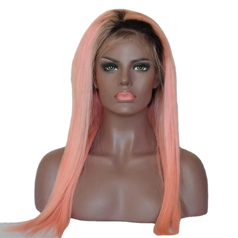 Wholesale Virgin Halloween Costumes Pink Hair Cuticle Aligned Hair Wigs For Black Women Companies Looking for Distributors