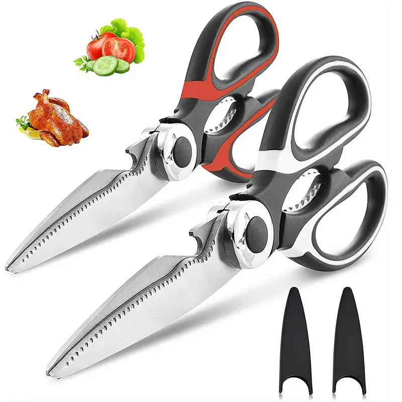 Ultra Sharp Heavy Duty Stainless Steel Kitchen Shears Multipurpose Utility Scissor