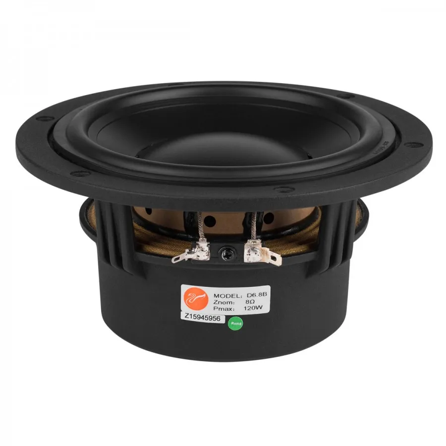 hivi Hi-Fi swans D6.8B 6inch home audio midwoofer 120W 8 Ohm speakers heat-resistant aluminum wire voice coil