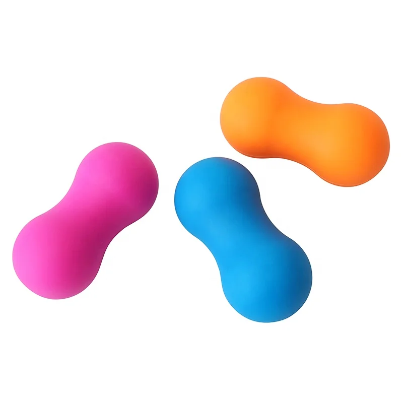Top Custom logo nature rubber foam yoga therapy massage ball Fitness silicone lacrosse ball