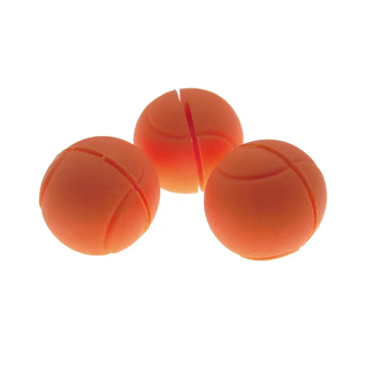 Ball shape silicone rubber tennis racket vibration dampeners