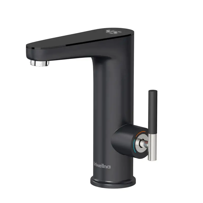 Briwellna 220V 3200W ABS Plastic Instant Hot Water Faucet Electric Water Heating Tap for Bathroom