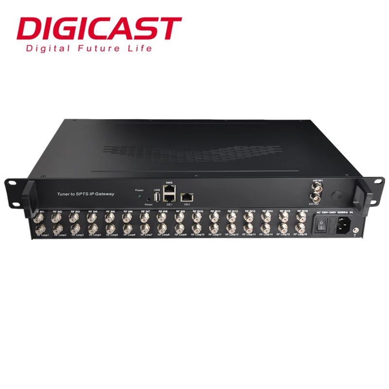 Цифровой ТВ Headend отель решение для IPTV системы 16 каналов тюнер IP конвертер Revceiver