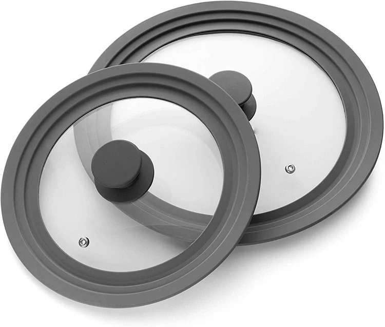 Wholesale BPA free Food Grade Silicone Spill Stopper Lid Multi-Function Cooking Pot Cover Anti Spill Pot Cover Silicone Pot Lid