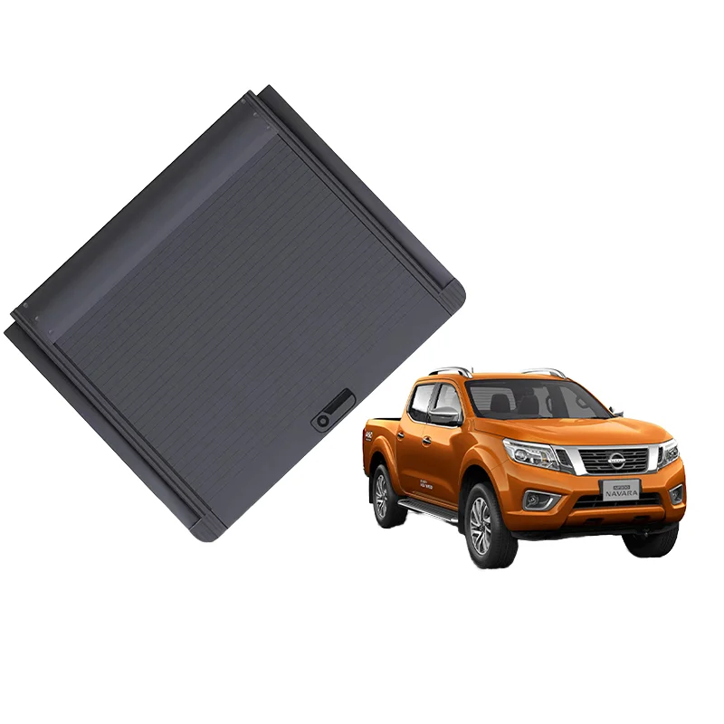 No Drilling Easy Installation Truck Pickup Bed Cover Manual Roller Lid Hard Tonneau Cover For Nissan Navara NP300 Double Cab