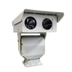 640*480 with 25-100mm 4x lens long range  bi-spectrum thermal & optical detection 2km PTZ camera