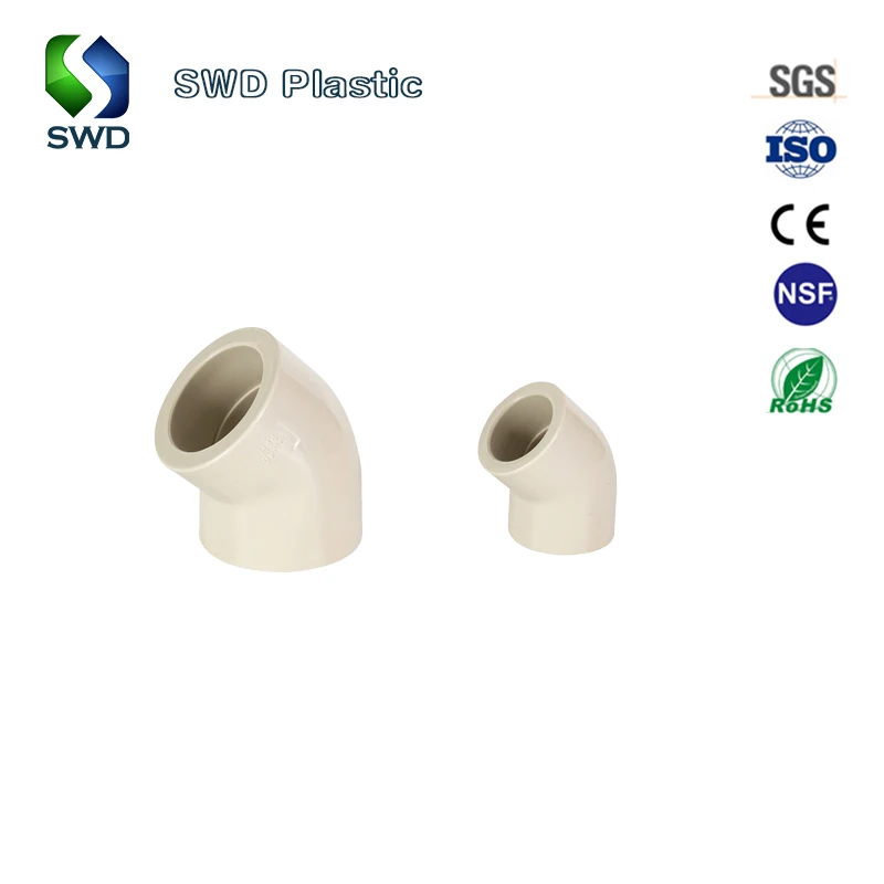 DIN/JIS/ANSI UPVC/CPVC SCH80 pipe fittings PPH end cap industry use PPH PP corrosion-resistant plastic water pipe fittings