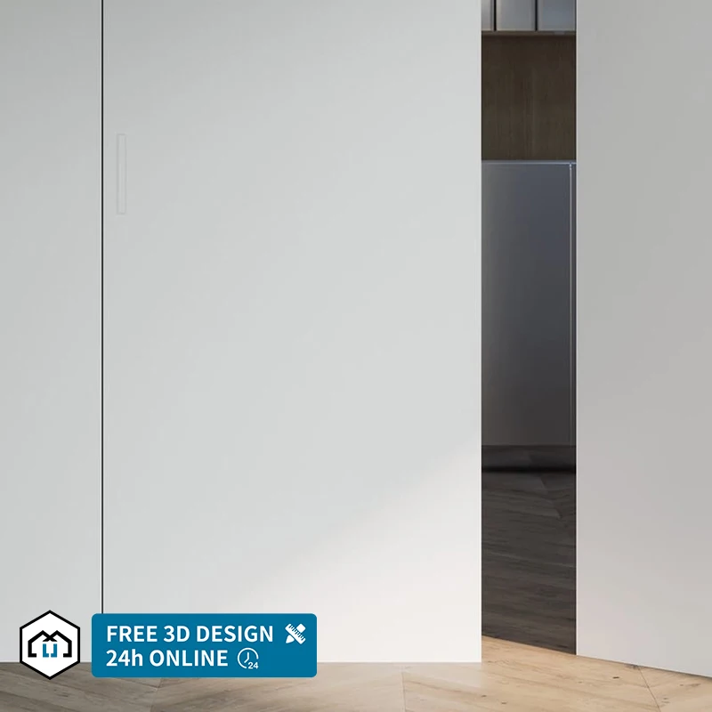 Automatic 30*80 2 Panel Interior Shaker Style Door Mdf Wood Molded indoor door white primed internal Slab doors