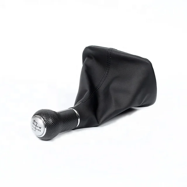 Wholesale 12mm Car Leather Gear Lever Shift Knob For VOLKSWAGEN GOLF4