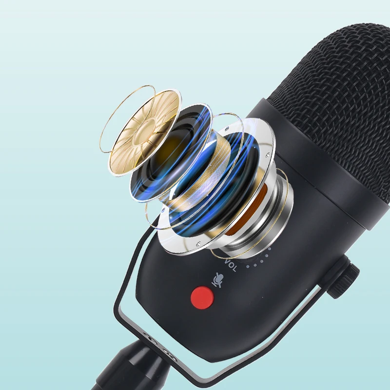 Noise Cancelling Youtube Voice Recording Usb Condenser Studio Wireless Microphone High quality conference microphone