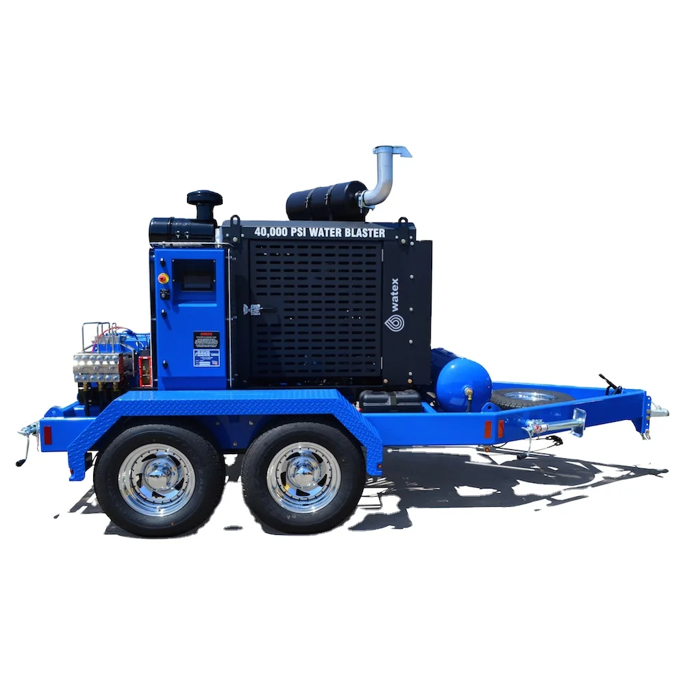 Industrial high pressure water jet cleaner machine hydro blasting unit for rust oxide skin removal hydro blasting jetting clean