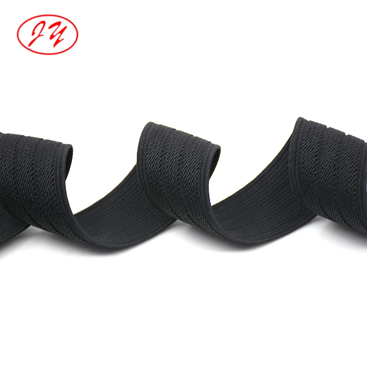 Elastic Webbing Tape 1 Inch Wide Knit Spool Heavy Stretch High Elasticity Band Polyester Woven Webbing