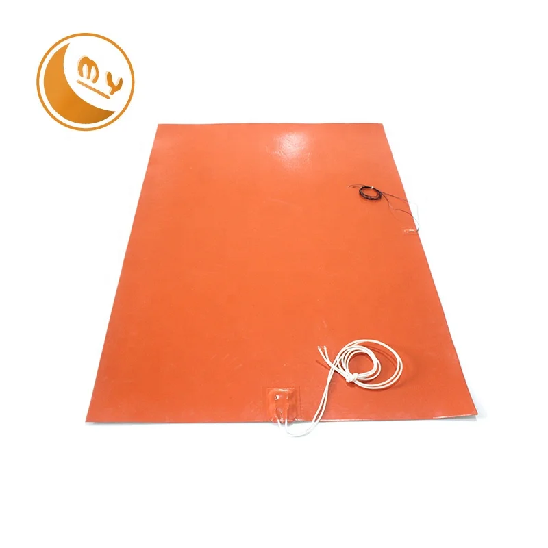 Силиконовый нагревательный элемент для 3D-принтера 1000*1000 мм 220 В 2000 Вт силиконовый нагреватель с