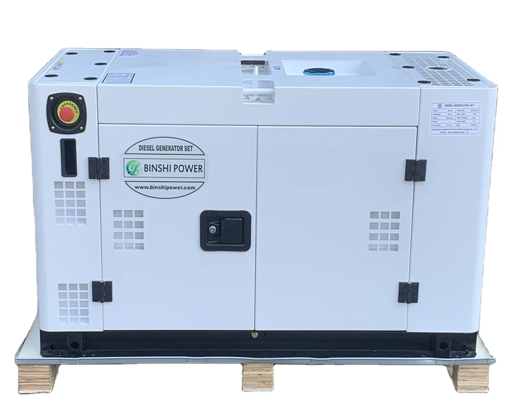 Silent 10KVA 12KVA 15KVA 10KW 12KW 15KW16KW Single Phase AC DC Portable Diesel Generator Set Small Inverter Diesel Generator