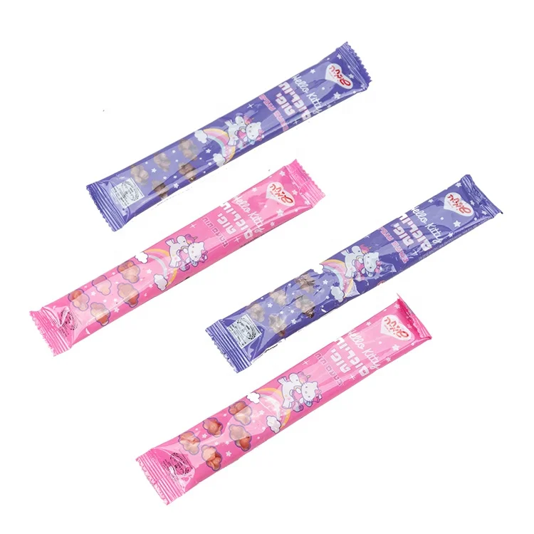 Candy Maker Packing Box Fruit Flavor Small Particles Soft Candy for Kids Gummy  Sweet Fruity Bag Multi-colored kitty candy