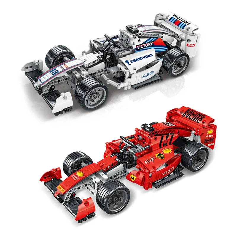 Popular 1:14 F1 Car Building Blocks Toys Small Bricks Blocks Educational Gifts Build And Display Vehicle Model Block Toys