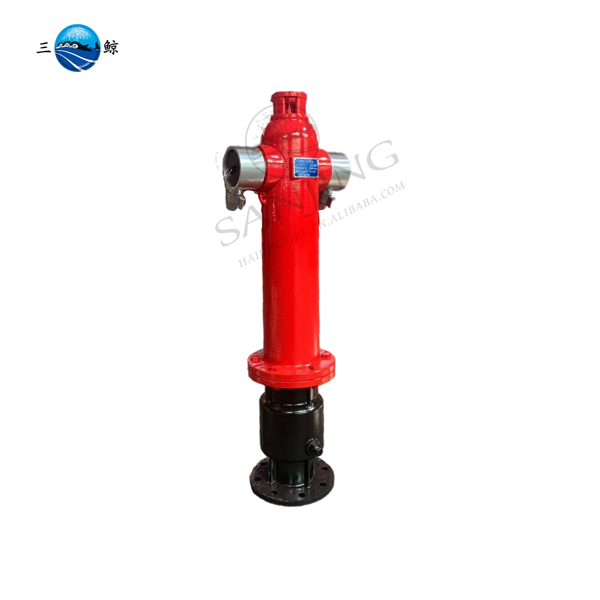 Manufacturer 4 Inch Water Supply BS336 Instantaneous Outlets Wet Outdoor Fire Pillar Hydrant