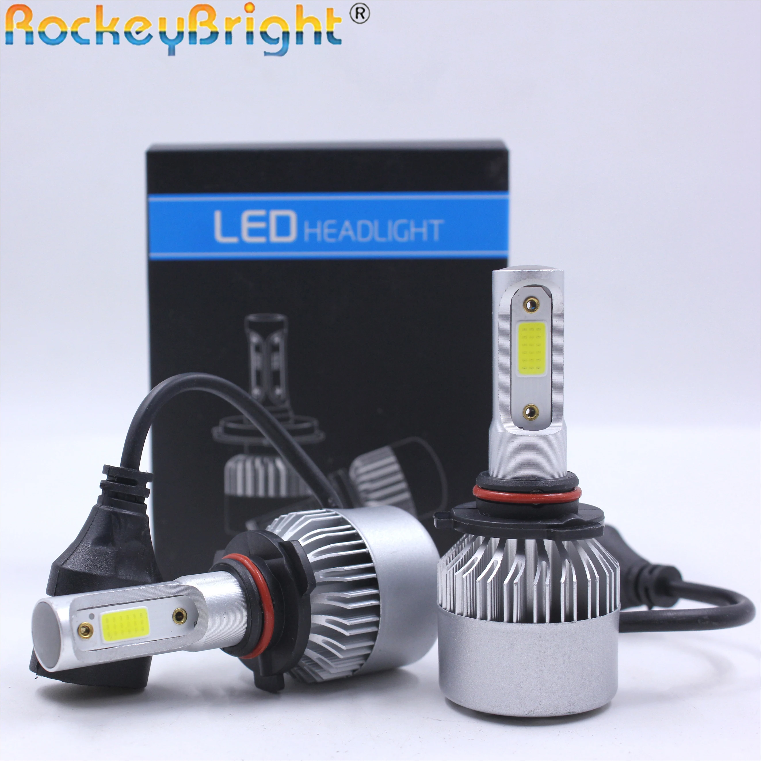 36 Вт 8000LM S2 COB S2 светодиодные лампы высокой низкая двойной луч H11 светодиодные лампы H1 H4 H7 H11 Противотуманные фары Дневные Фары Свет H4 лампы Автомобильные светодиодные фары