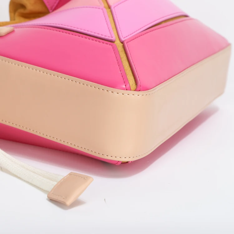 Paparazzi Designer PA0594 sustainable pu Leather Women Patchwork shoulder Handbags Ladies tote Bags For Women