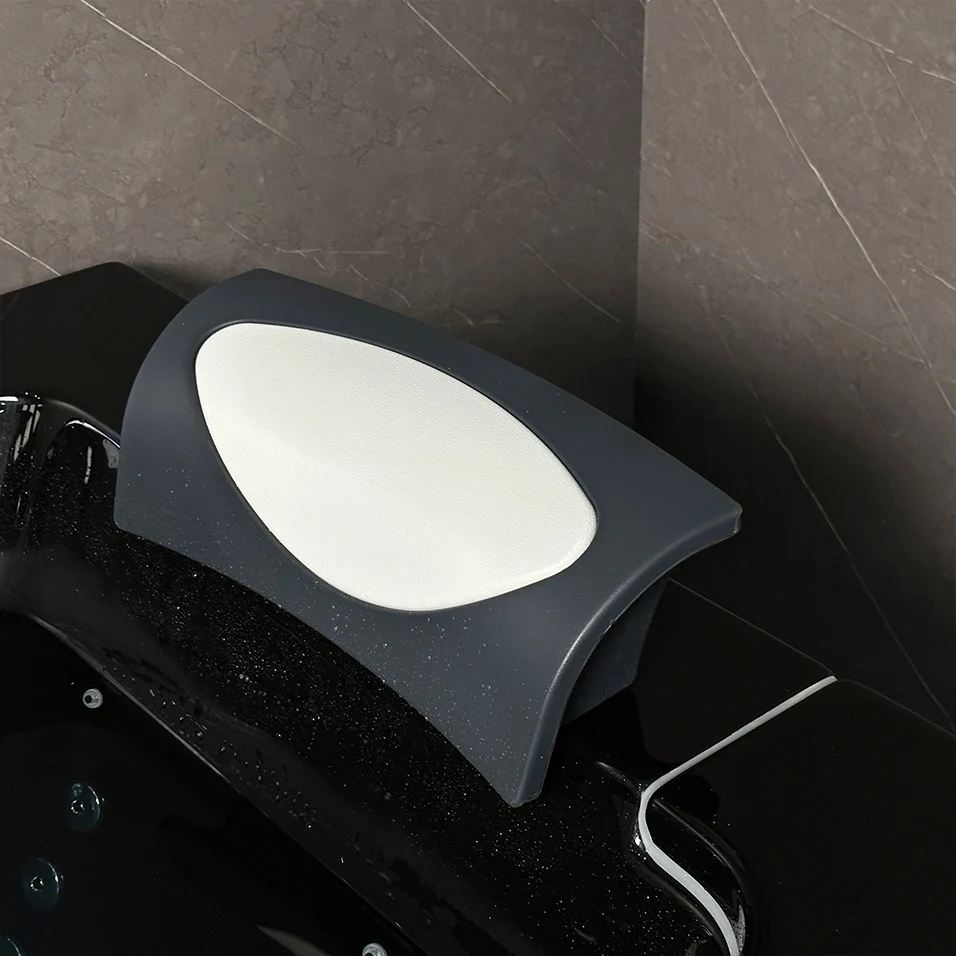 luxury  2-Person  massage water jet  black tub jet whirlpool   teen tub free standing whirlpool tub