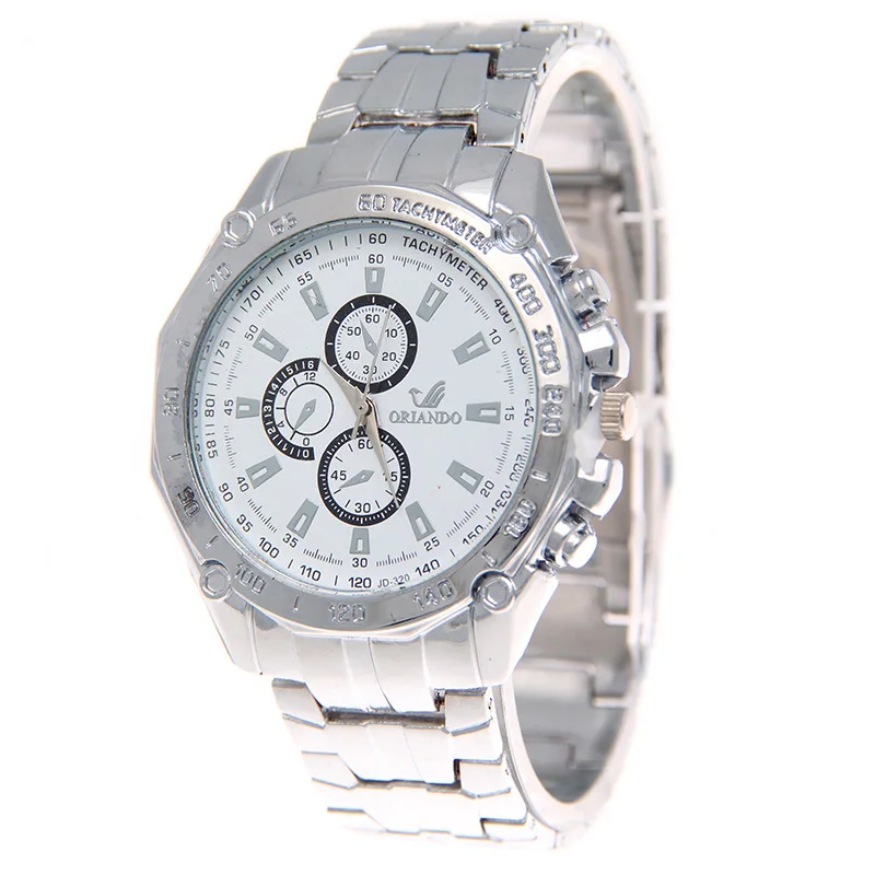 
Hot Selling Mens Watches Quartz Business Classic Trendy Stainless Steel Men Watch OEM 