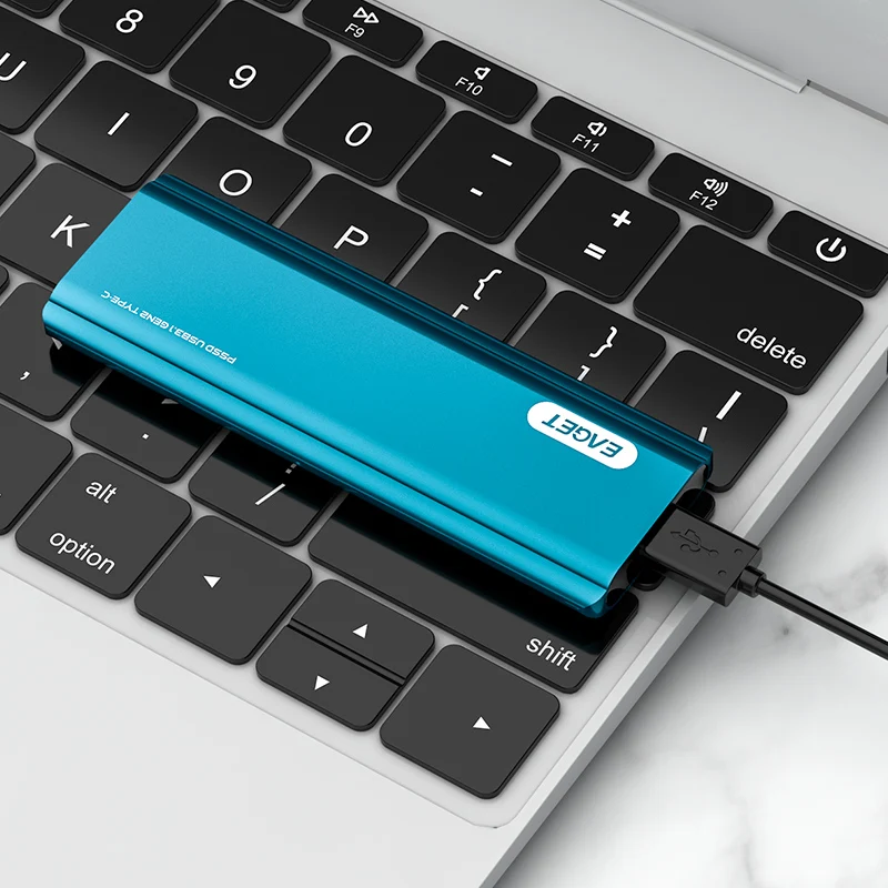 EAGET Супер Скоростной 512 ГБ ТБ 1 ТБ 2 ТБ Портативный диск внешний SSD USB и TYPE C внешний жесткий диск