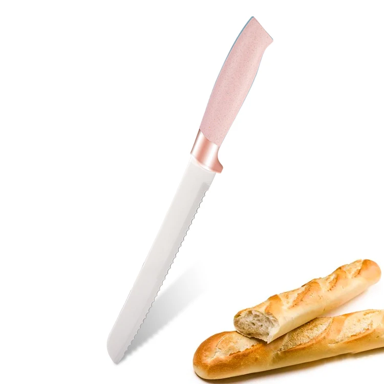 Amazon hot selling bread knife stainless steel with plastic handle