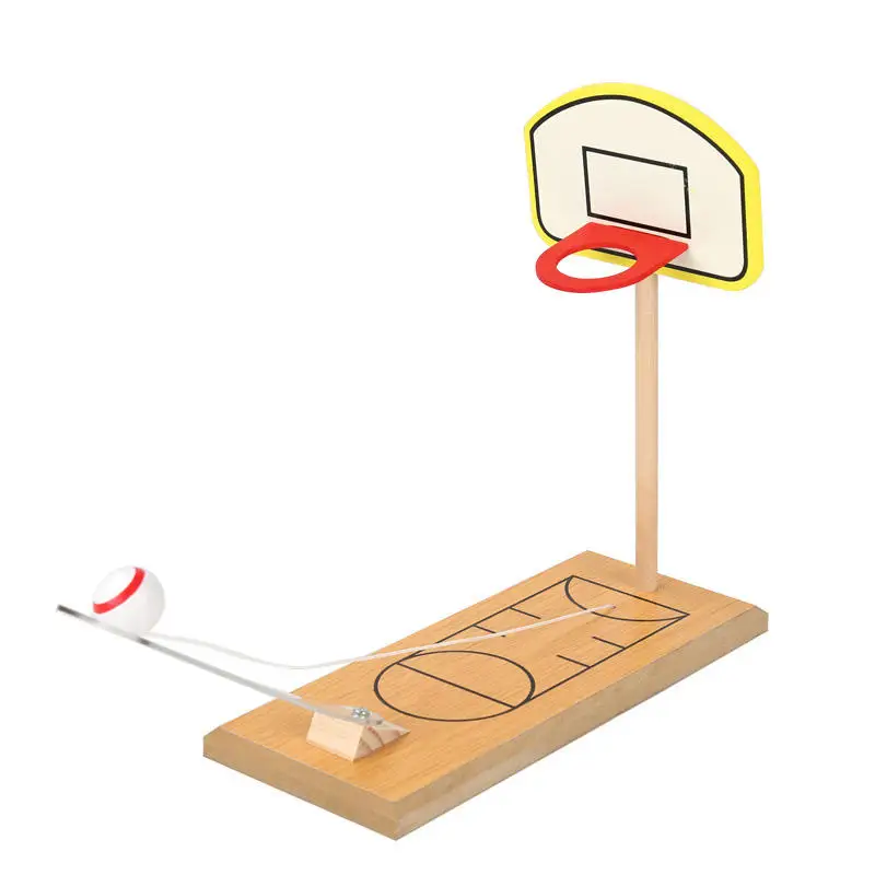 Wooden Mini Finger Basketball Toy Kids Shooting Basketball Board Game