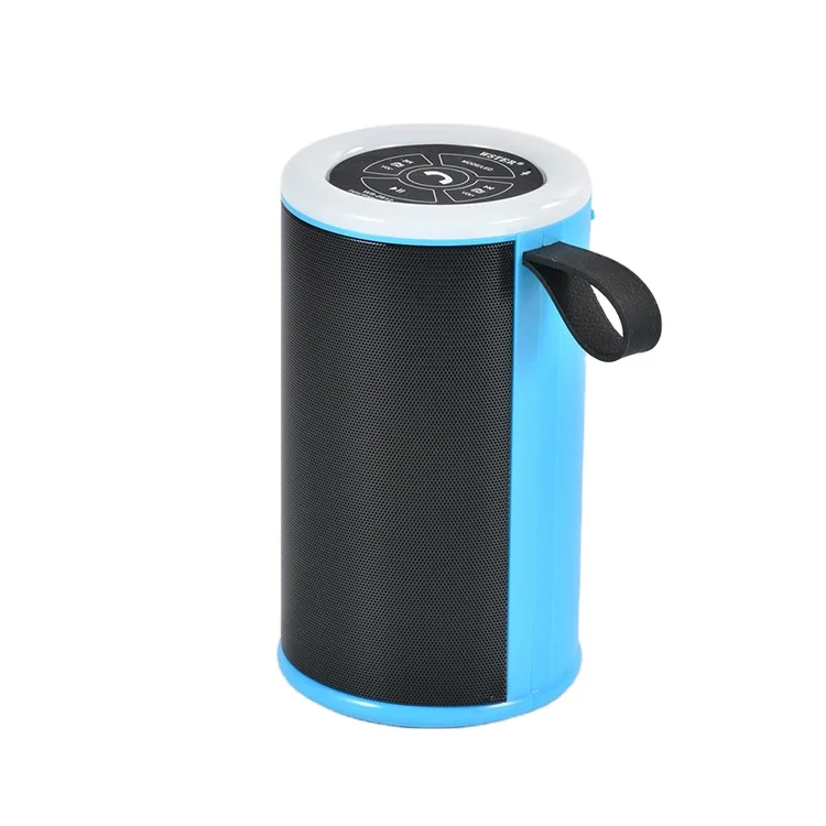 Portable Ws2812 Bt Speaker LED colorful flashlight Blue Wireless Speakers Sound Box  FM Radio Home/office Boombox